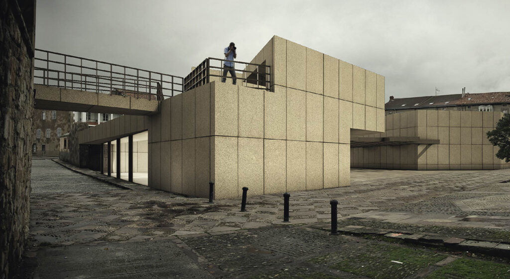 Diseño para concurso público de centro cultural en Reinosa, Cantabria
