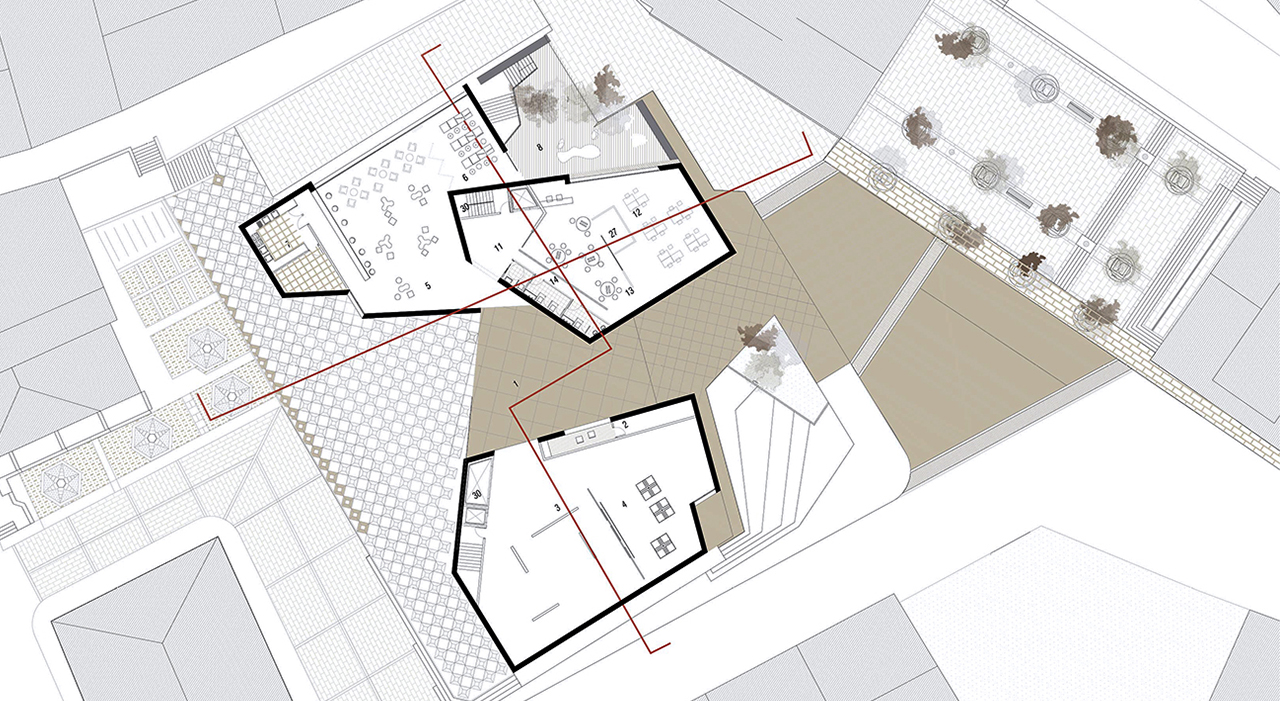 Diseño para concurso público de centro cultural en Reinosa, Cantabria