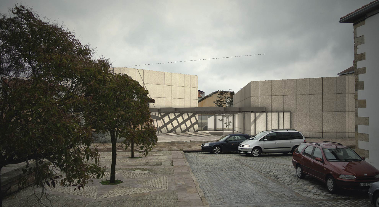 Diseño para concurso público de centro cultural en Reinosa, Cantabria