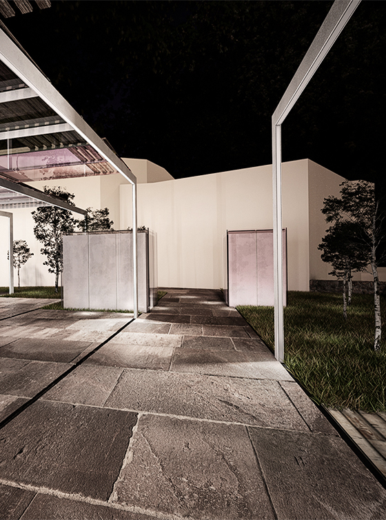 Diseño para concurso público de una plaza cubierta en Idiazabal, Gipuzkoa