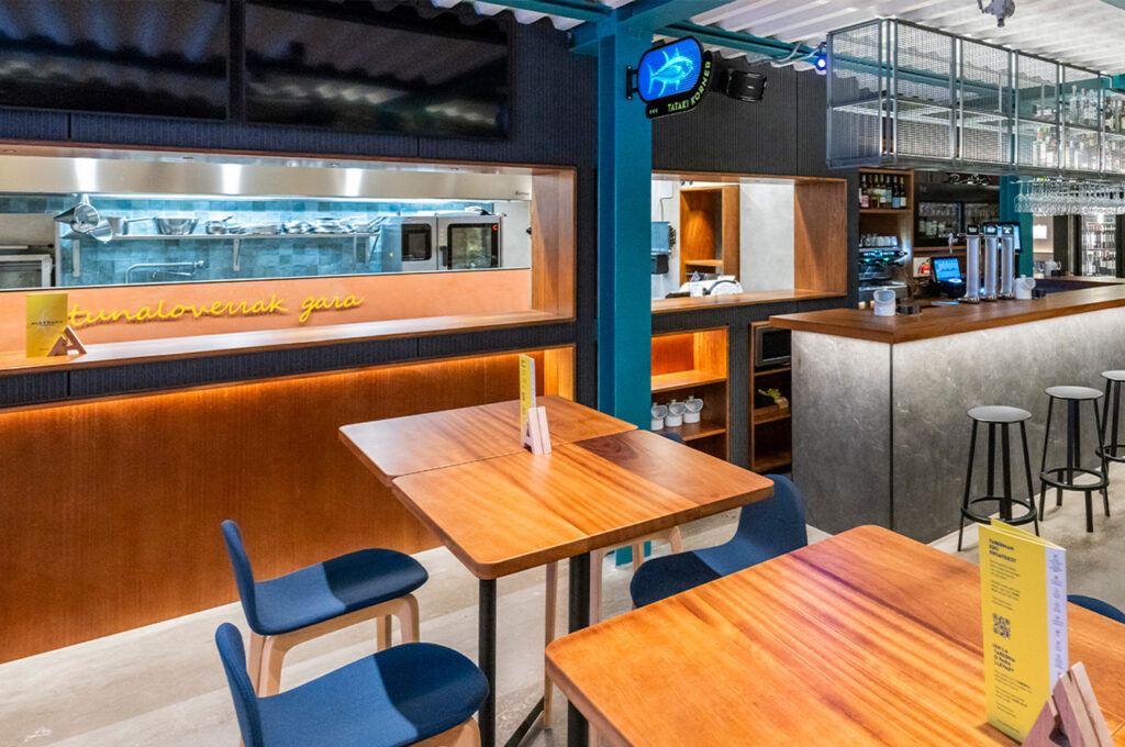 Reforma, rehabilitación y diseño de restaurante en Bermeo, Bizkaia