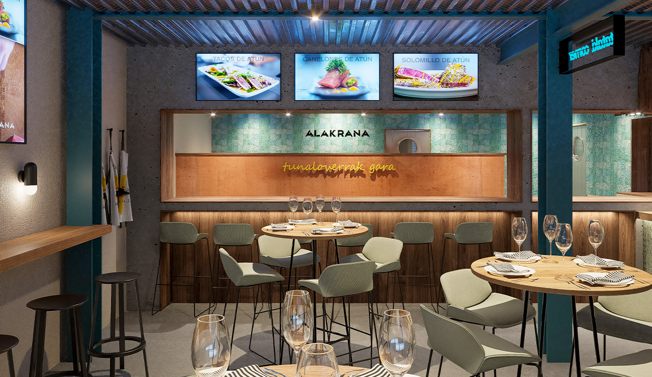Reforma, rehabilitación y diseño de restaurante en Bermeo, Bizkaia