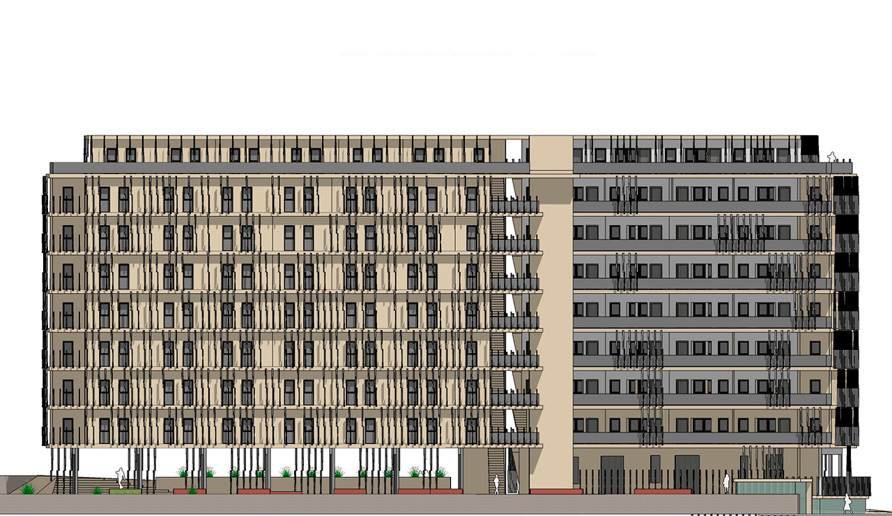 Construcción y diseño de viviendas/casas colectivas en Vallecas, Madrid
