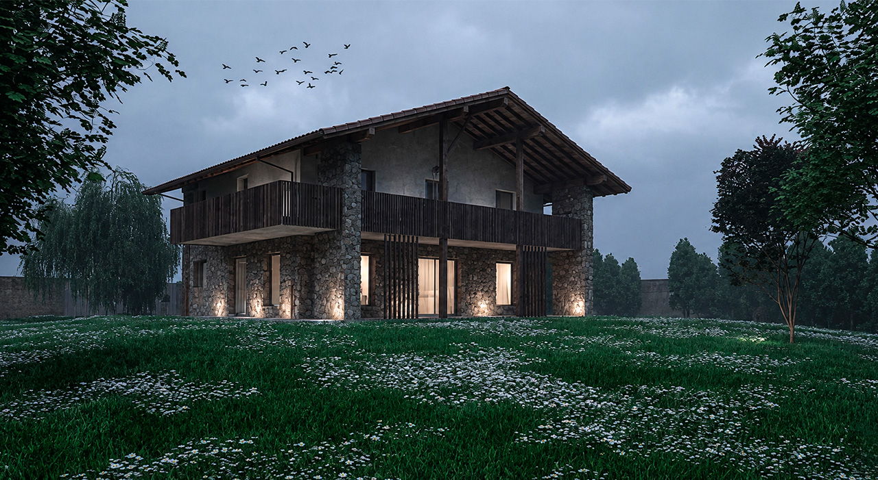 Construcción y diseño de un caserío en Berango, Bizkaia